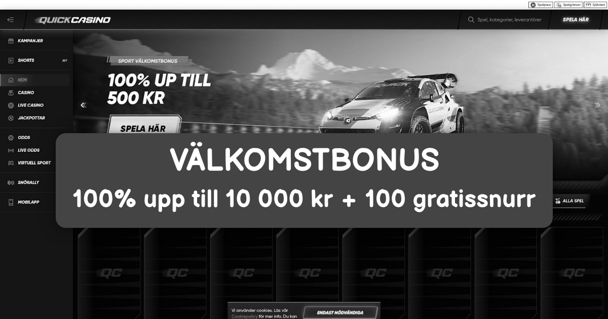 Quick Casino - Snabba uttag och bästa spelautomater